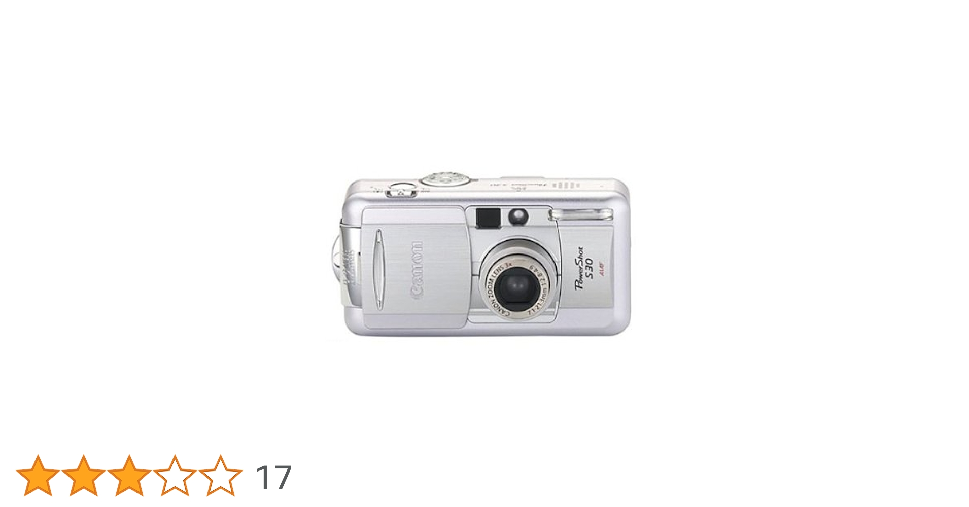 Amazon Canada: Canon PowerShot S30 3MP Digital Camera with